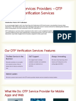 OTP Verification Services