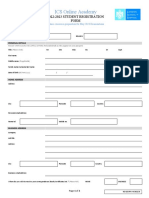 Ics Oa Student Registration Form 2022-2023 - May 2023 Exams