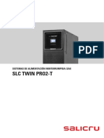 SLC TWIN PRO2 (4+ kVA) .User Manual SLC TWIN PRO2 T.ES - EL11200