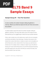 IELTS Writing Band 9 Samples PDF