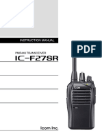 Icom IC-F27SR Manual en