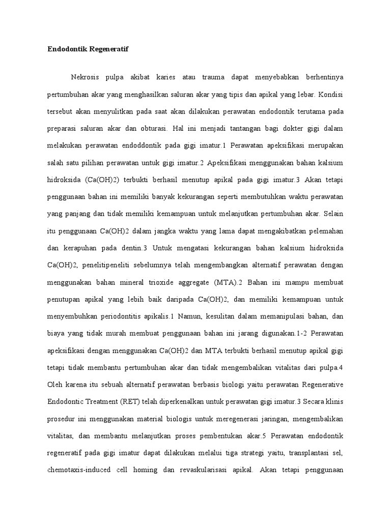 Regenerative Endo Pdf