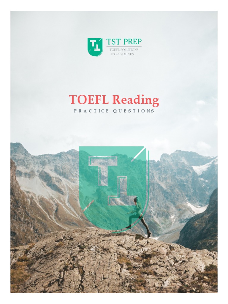 TST Prep - 100 TOEFL Reading Practice Questions WITHOUT ANSWER KEYS ...