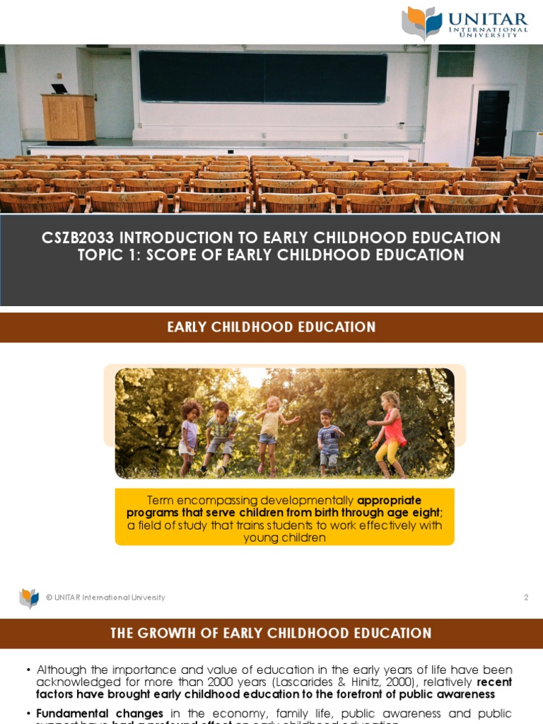 Lesson 1 Notes | PDF | Child Care | Early Childhood Education