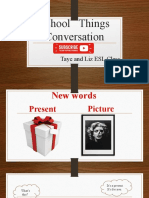 School Things Conversation Classroom Posters Conversation Topics Dialogs Dire 126655