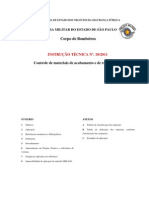 INSTRUÇÃO TÉCNICA #10-2011 Controle de Materiais de Acabamento e de Revestimento - Final