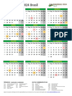 Calendario 2024 Brasil 