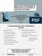 Novas Datas e Instrução Do Glossário - Portugues 2º Bimestre
