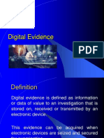 Digital Evidence Computer Forensics