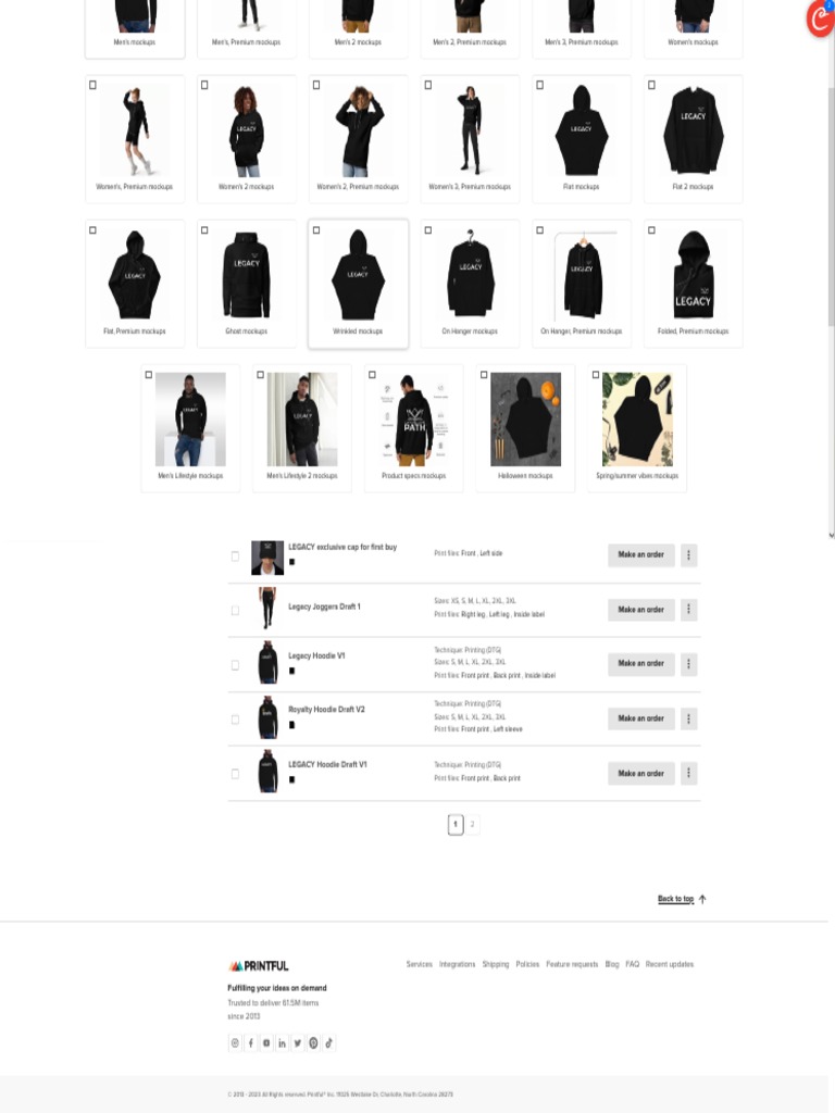 Product Templates - Printful | PDF | Computing | Software