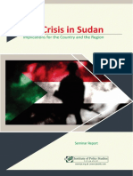 The Crisis in Sudan: Implications For The Country and The Region