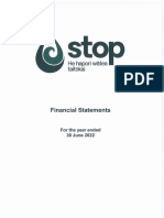 STOP Audited Financial Statements 30 June 2022