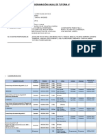 Programación Anual de 4º Tutoria - 2022