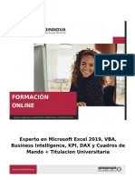 Curso de Excel Avanzado Online