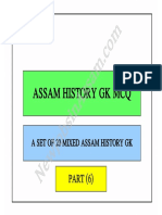 Assam History GK PDF Part 6