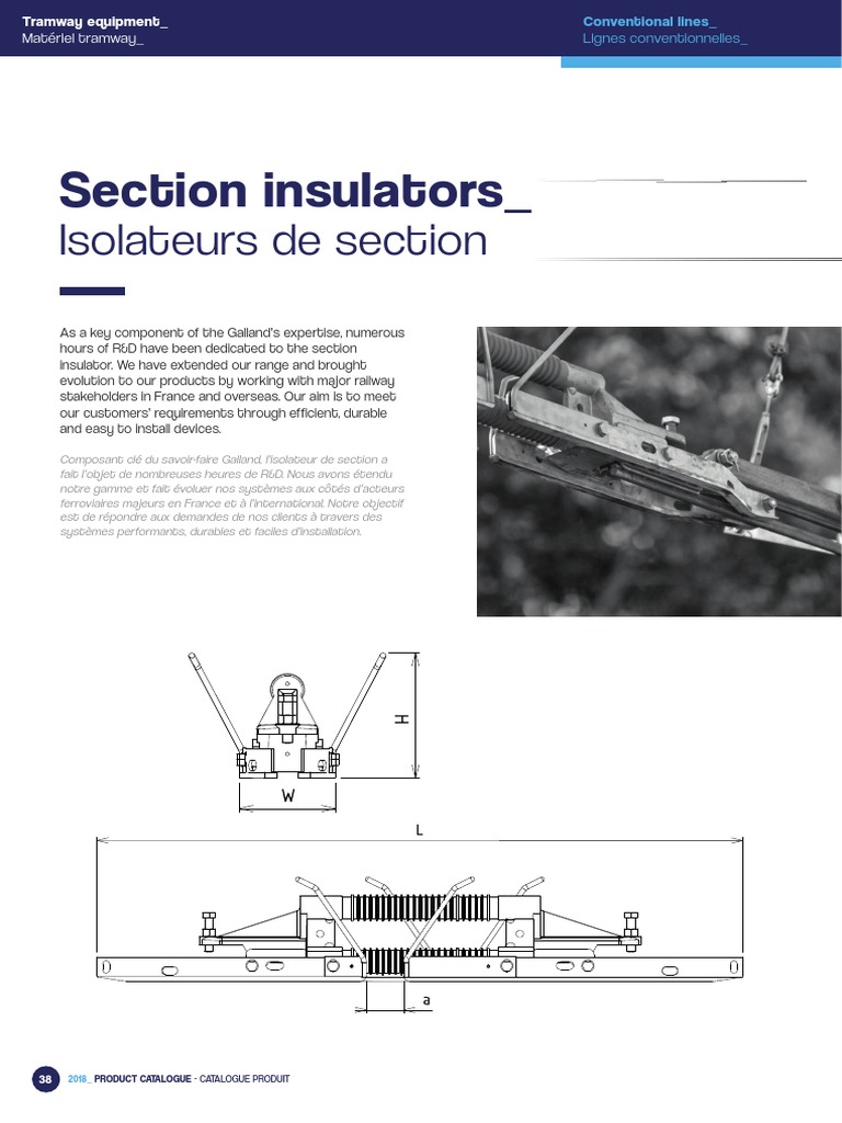 Isolateurs de section pour tramways | PDF | Réseau ferroviaire ...