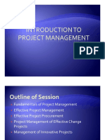 Project Management Context and Strategy
