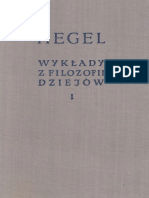 Hegel - Wykłady Z Filozofii Dziejów. T. 1