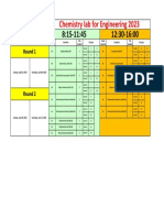 Chemistry For Engineering Plan 2023 - Final