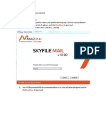 Instructions For Install Skyfile Version 10.0