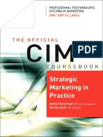Ashok Ranchhod, Ebi Marandi CIM Coursebook 06 07 Strategic Marketing in Practice CIM Coursebook