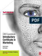 Neil Botten, David Harris CIM Coursebook 08 09 Introductory Certificate in Marketing