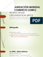 Organización Mundial Del Comercio (Omc) : World Trade Organization (Wto)