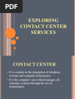 TLE 8 Lesson 3 - Exploring Contact Center Services