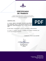 Certificado Upichu