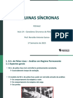 Aula 14-Geradores Sincronos de Polos Lisos