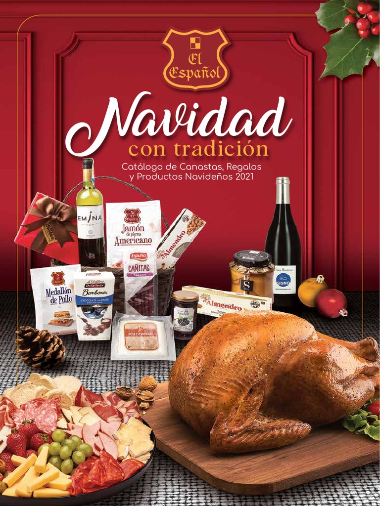 Catálogo de Canastas Navideñas 2021 | PDF | Preparación de comida y ...