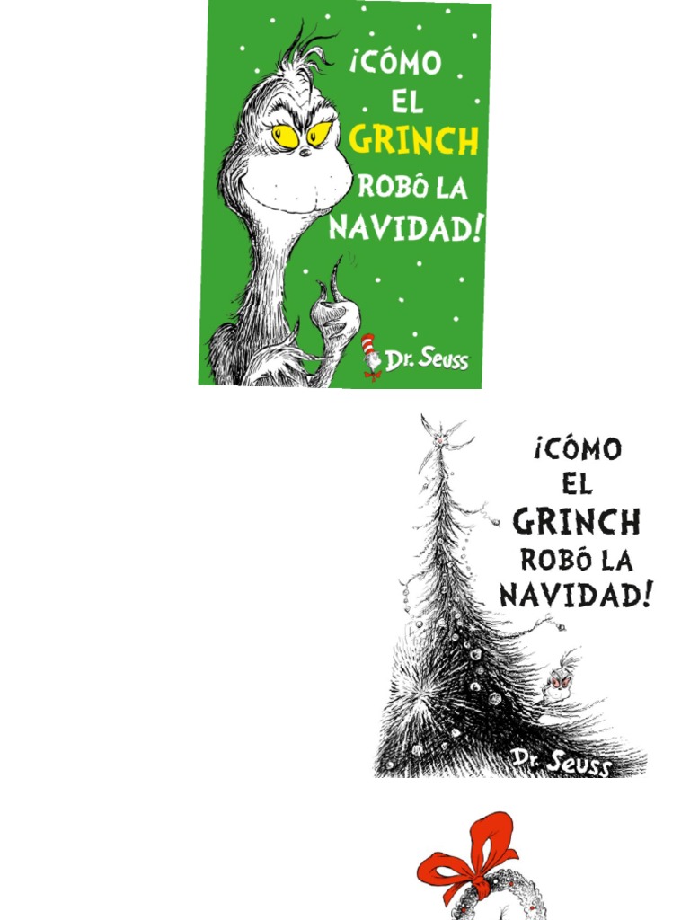 How The Grinch Stole Christmas in Spanish PDF Dr. Seuss Navidad