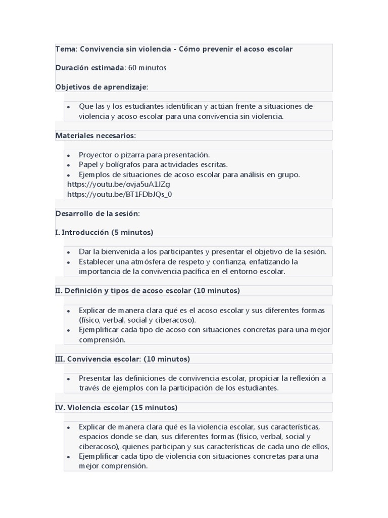 Prevención del Acoso Escolar | PDF | Acoso cibernético | Violencia