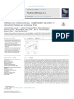 Collision Cross Section (CCS) As A Complementary Parameter To Characterize Human and Veterinary Drugs