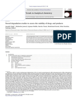 Forced Degradation Studies To Assess The Stability of Drugs and Products