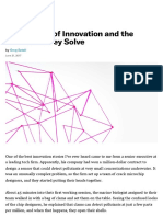 The 4 Types of Innovation and The Problems They Solve - Satell, 2007