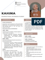CV Usisa Rahima