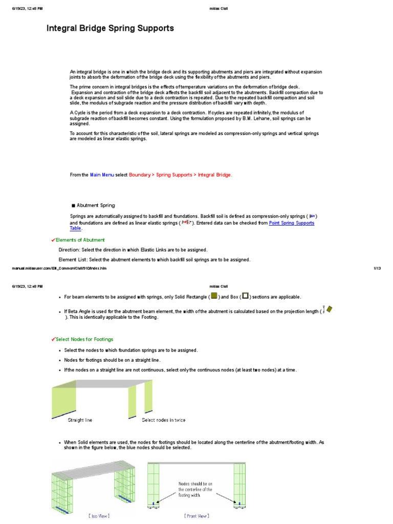 Spring Supports | PDF | Young's Modulus | Stiffness