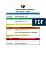 Planificación Reflexión Resultados Bimestral 1