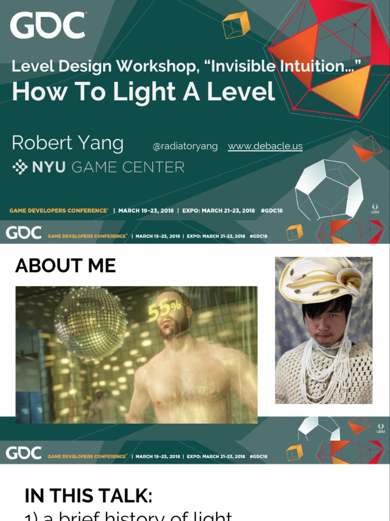 Game Level Lighting Techniques Guide | PDF | Lighting | Light