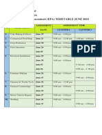 NCTVET EPA Timetable June 2023