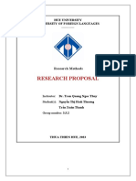 Research Proposal Cover