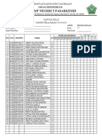 DAFTAR NILAI PTS Genap B.Indo Kelas 8