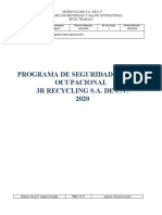 Programa de Seguridad y Salud Ocupacional en El Trabajo