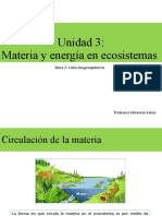UNIDAD 3 Materia y Energia en Ecosistemas Tema 2 Ok