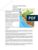 Caracteristicas Fisicas Del Mundo Geografico Peruano