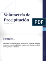 AI2-2022 UNIDAD III Parte 2 Volumetría de Precipitación - Guía