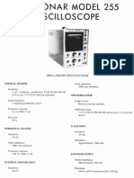 Conar Model 255 Oscilloscope