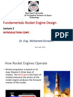 F. Rocket Engine Design Lect 2