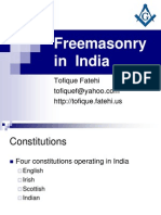 Freemasonry in India: Tofique Fatehi